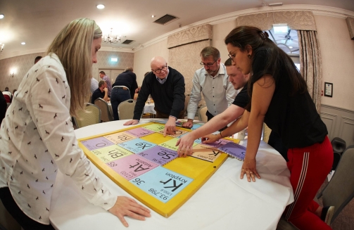 Periodic table team building'